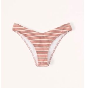 Abercrombie striped bikini bottom